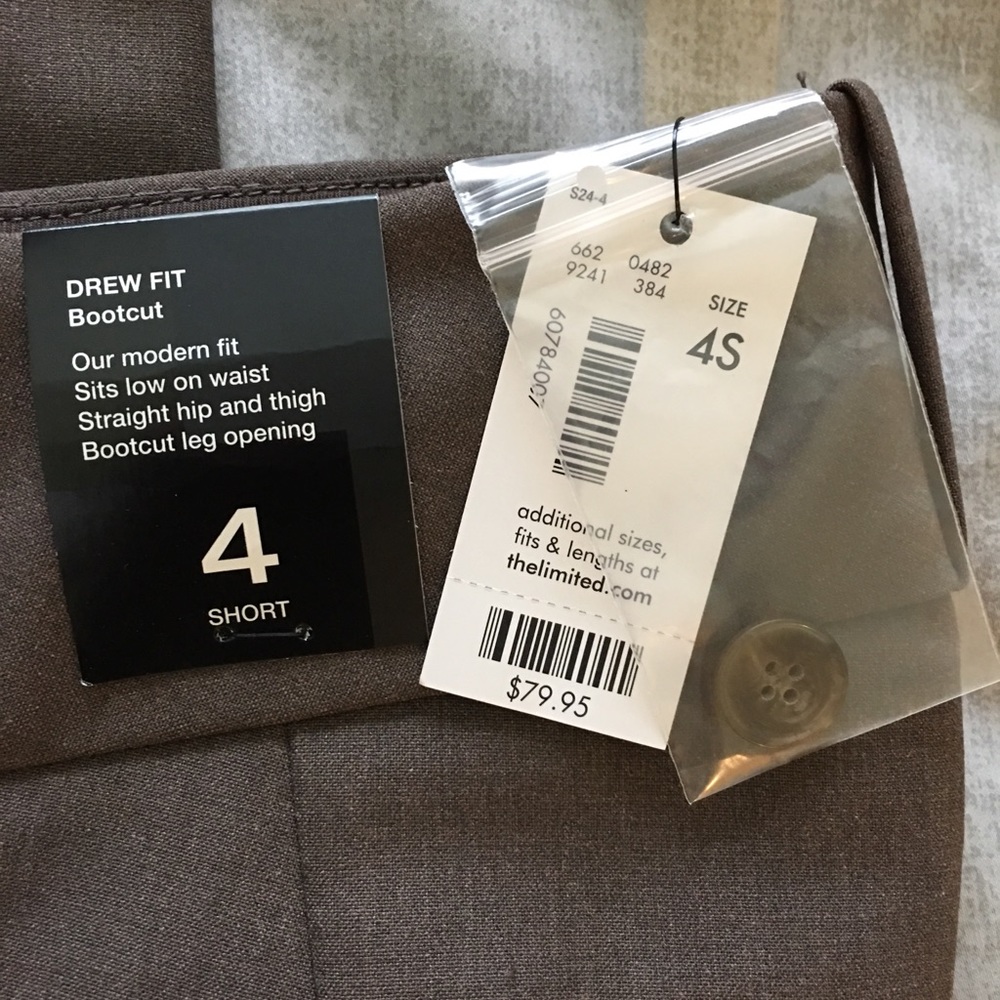 The Limited Drew Fit Pant- Heather Brown